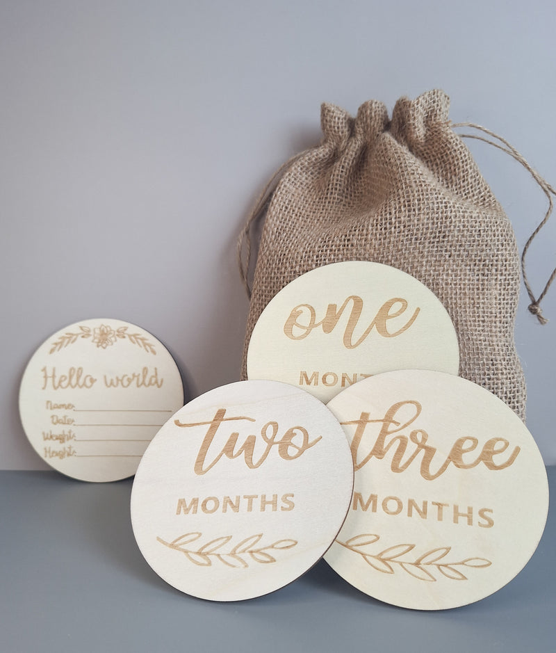 Wooden Milestone Signs